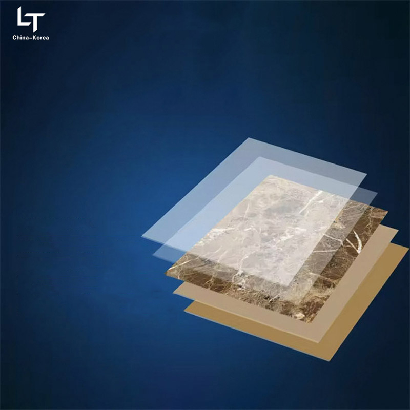 Vattentät 1220×2440 mm 3 mm PVC UV-skiva för invändig väggpaneldekoration med högglansfinish för huskontorsdesigndekor