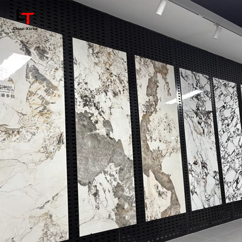 1220×2440 mm PVC kolkristallpanel Vattentät brandsäker dekorativ väggbeklädnad för inomhus utomhus med UV-beläggning