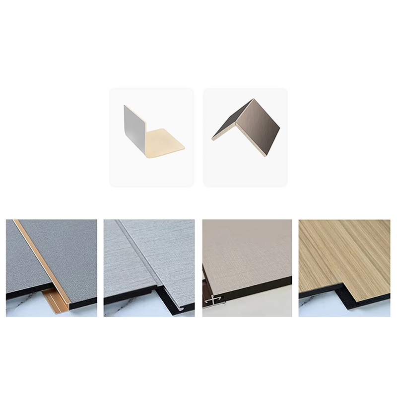 Lätt PVC-kolkristallplåt med hög densitet mot repor 5 mm-8 mm tjock för kommersiell hotellbadrumsinredning Brandsäker B1-klass Slitstark väggpanel