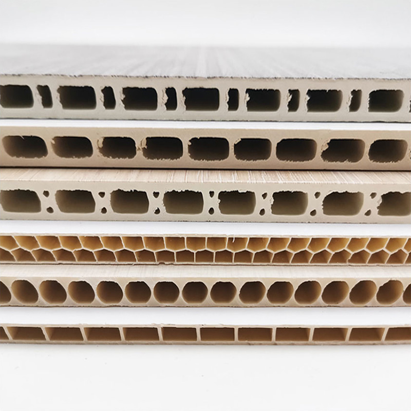 Modern Integrerad Bambu Träfiber PVC Väggpanel för TV Bakgrund Hårt paket Väggpanel för interiört tak för hotellbruk