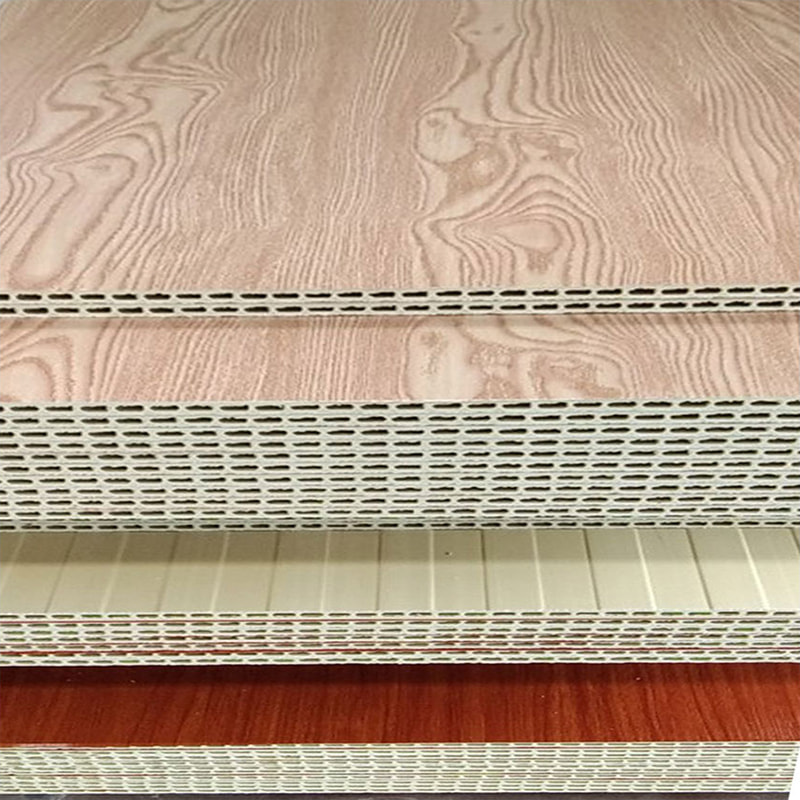 Modern Integrerad Bambu Träfiber PVC Väggpanel för TV Bakgrund Hårt paket Väggpanel för interiört tak för hotellbruk