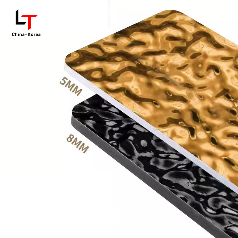 1220×2440 mm Miljövänlig PVC träfaner ådring dekorativa väggpaneler för inomhusväggbeklädnad Vattentät reptålig Enkel att installera