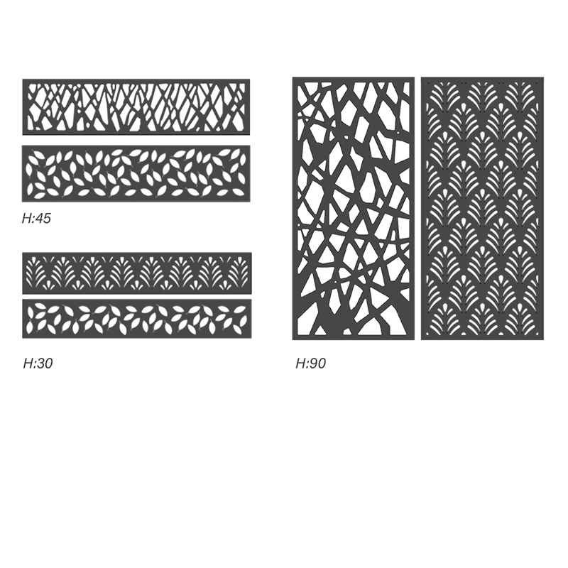 Trä Plast Komposit Wpc Staket Hem Trädgård Innergård Staket Paneler Bättre än Vinyl Pvc Staket Vattentätt Utomhus Privacy Board Hdpe