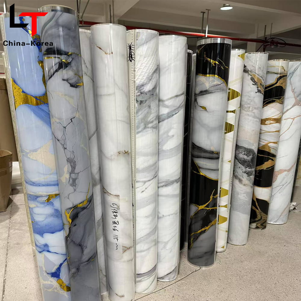 3D 5D-utskrift Laminering Värmeöverföringsfilm PVC Möbeldekorationsfilm Vakuumpressfolie för dörrväggpanel WPC UV-skiva