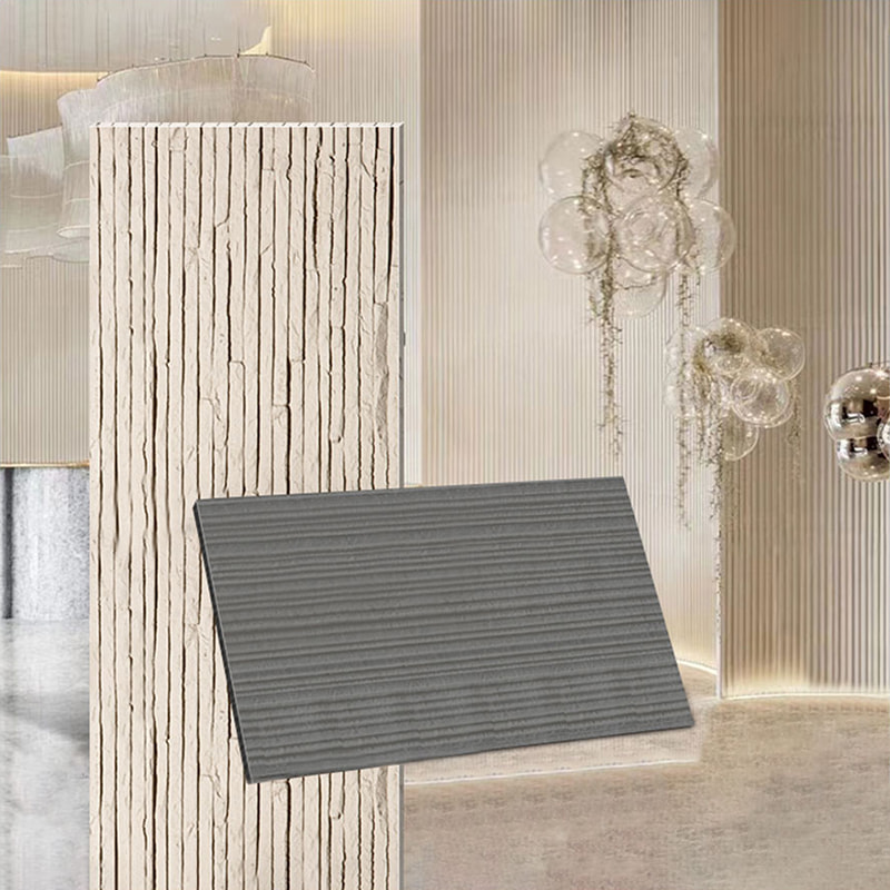 Modern design Brandsäkra lätta väggpaneler Nytt material Mjuk stenbeklädnad Flexibel MCM-plattor Linjär stenväggsbeklädnad