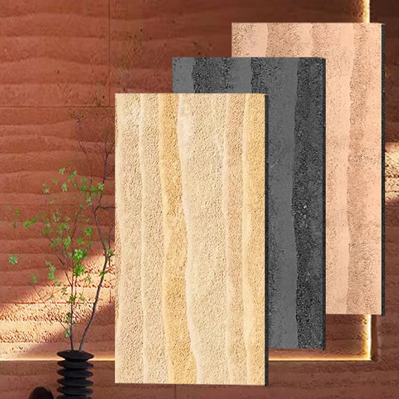 Modern design Brandsäkra lätta väggpaneler Nytt material Mjuk stenbeklädnad Flexibel MCM-plattor Linjär stenväggsbeklädnad