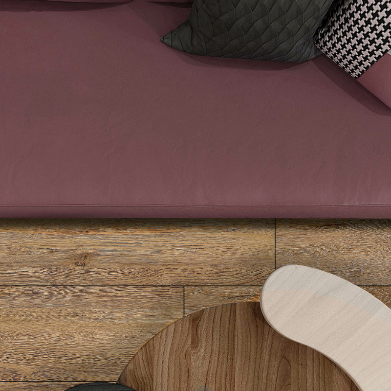 Hållbarhet Plastkakel Flytande Vattentät träkorn 4mm 5mm 6mm 7mm 8mm PVC-klick Vinylplanka SPC-golv