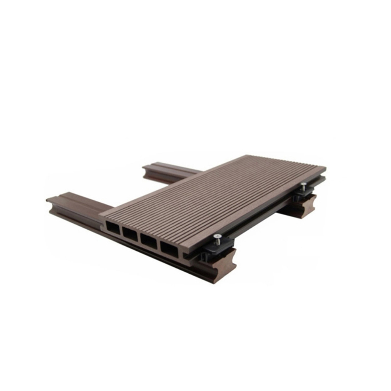 Snäpp på gör-det-själv-golv Utomhus Vattentät Wpc-uteplats Kompositkonstruerade golv Interlocking Däck Kakelbrädor